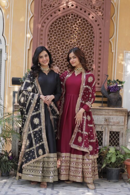 Gown and Dupatta Set