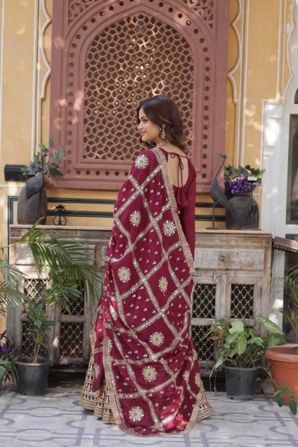Gown and Dupatta Set - Image 8