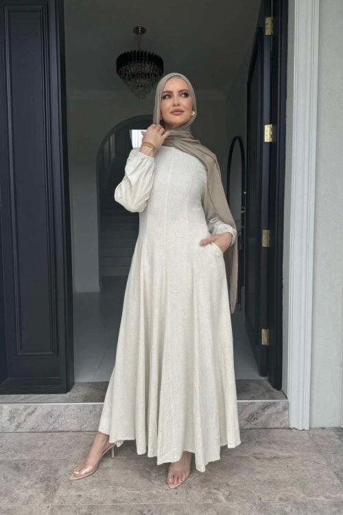 Cotton Linen Maxi Dress