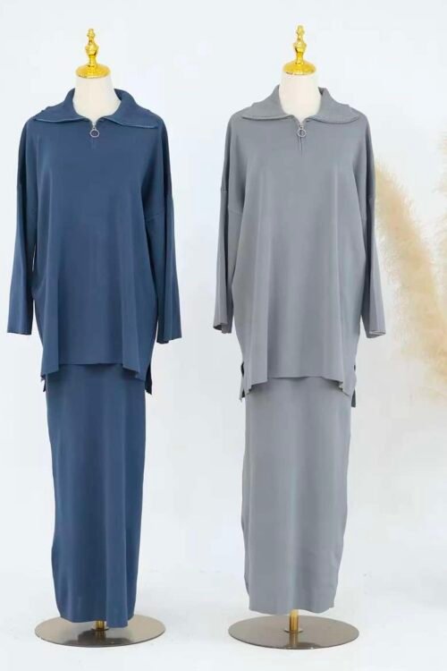 2 Piece Top and Skirt Set