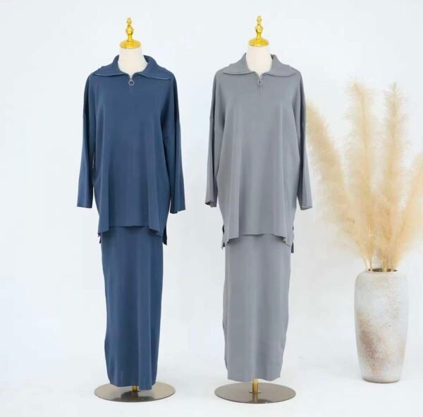2 Piece Top and Skirt Set