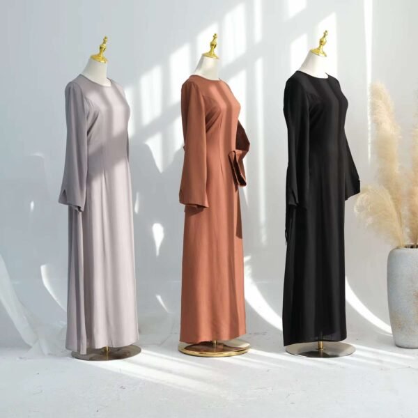 Slit Sleeve Long Dress - Image 2