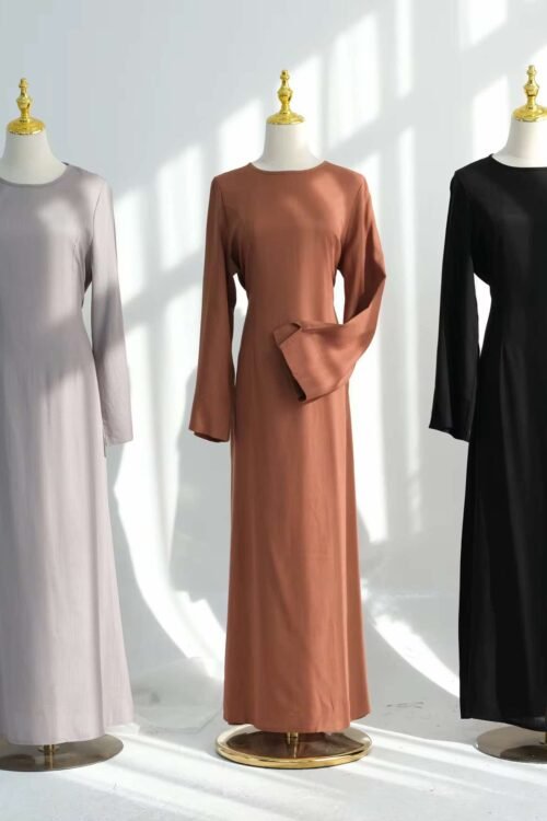 Slit Sleeve Long Dress