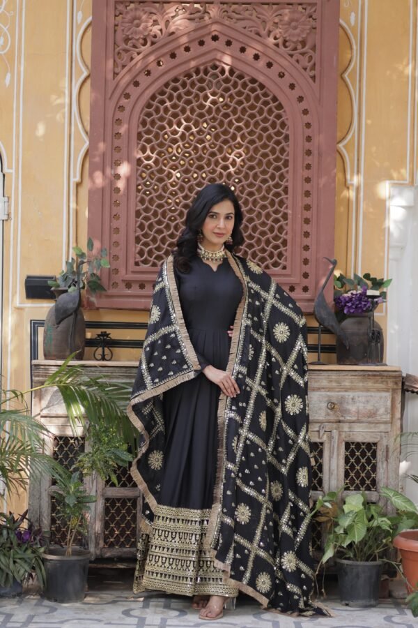 Gown and Dupatta Set - Image 13