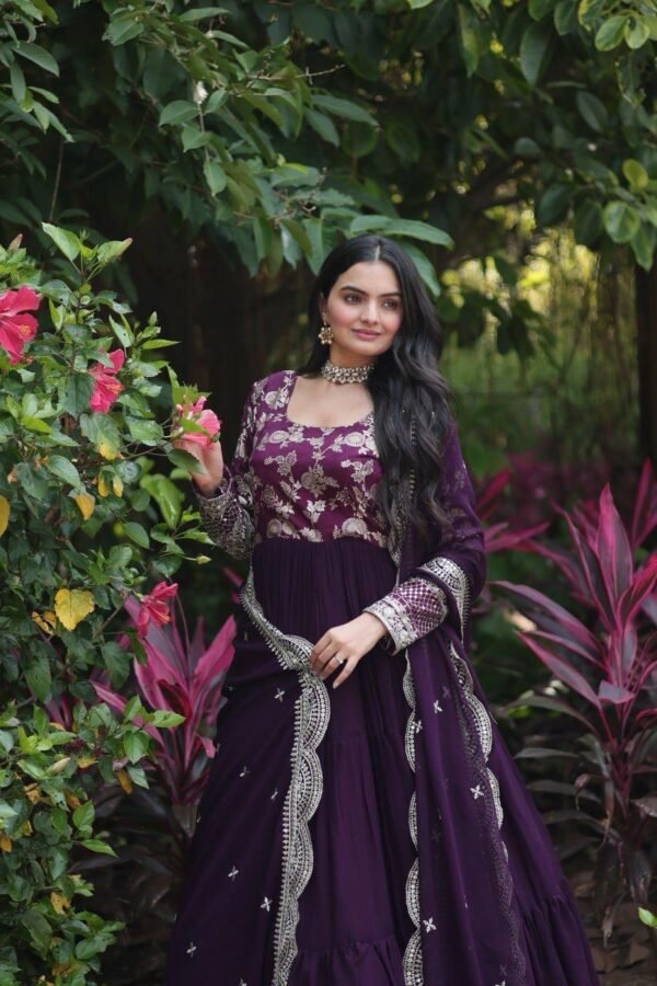Blooming Gown and Dupatta Set - Image 17