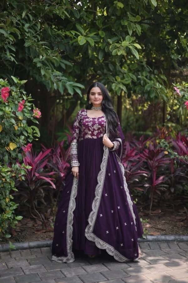 Blooming Gown and Dupatta Set - Image 16
