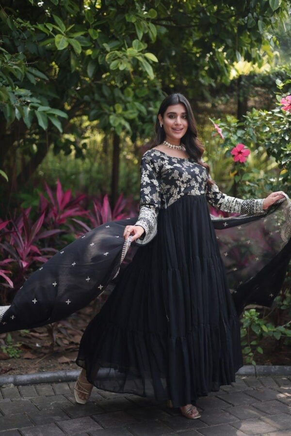 Blooming Gown and Dupatta Set - Image 20