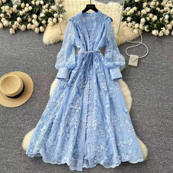 Elara Lace Dress - Image 6