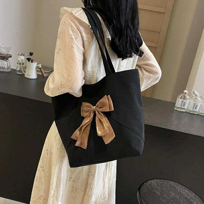 Bow Tote – Elegant Large Capacity Handbag - Image 8