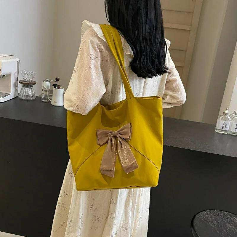 Bow Tote – Elegant Large Capacity Handbag - Image 4