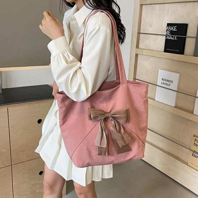 Bow Tote – Elegant Large Capacity Handbag - Image 6