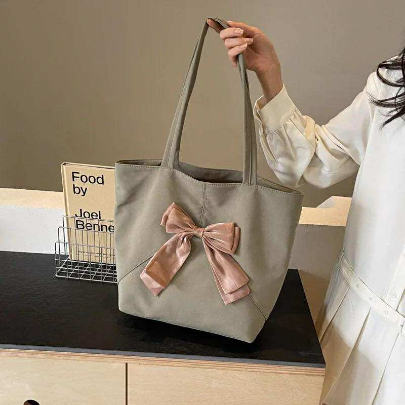 Bow Tote – Elegant Large Capacity Handbag - Image 9