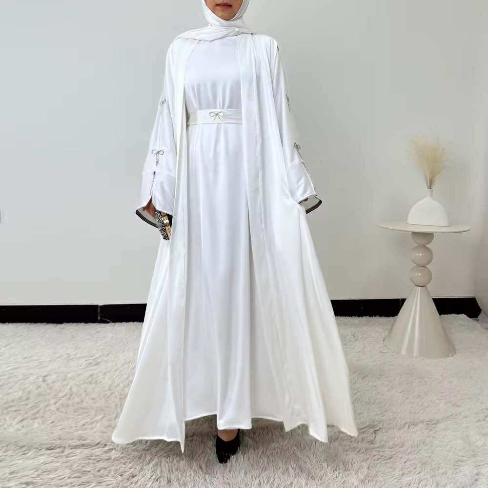 Maïra Éclat Bow Abaya Set - Image 7