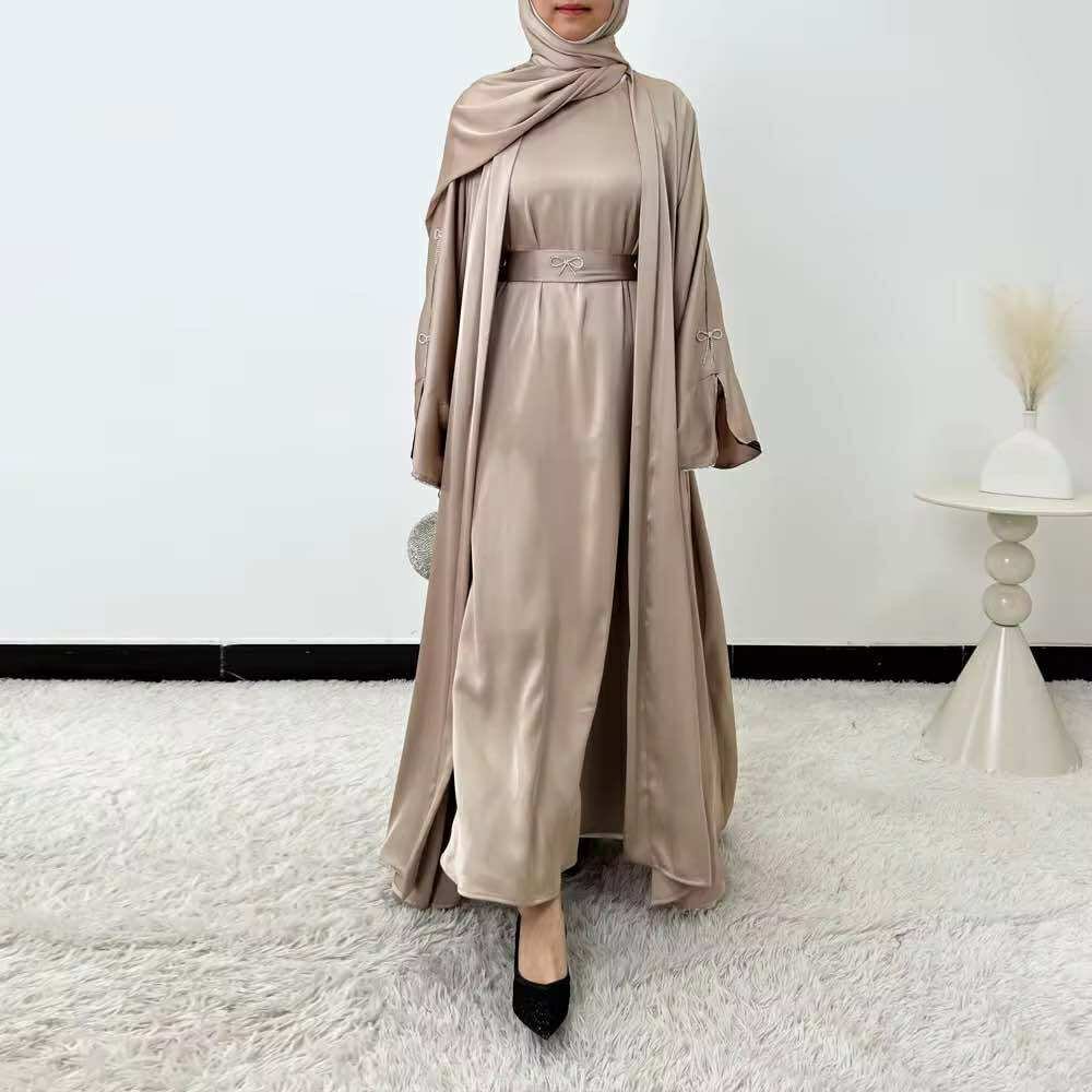 Maïra Éclat Bow Abaya Set - Image 5