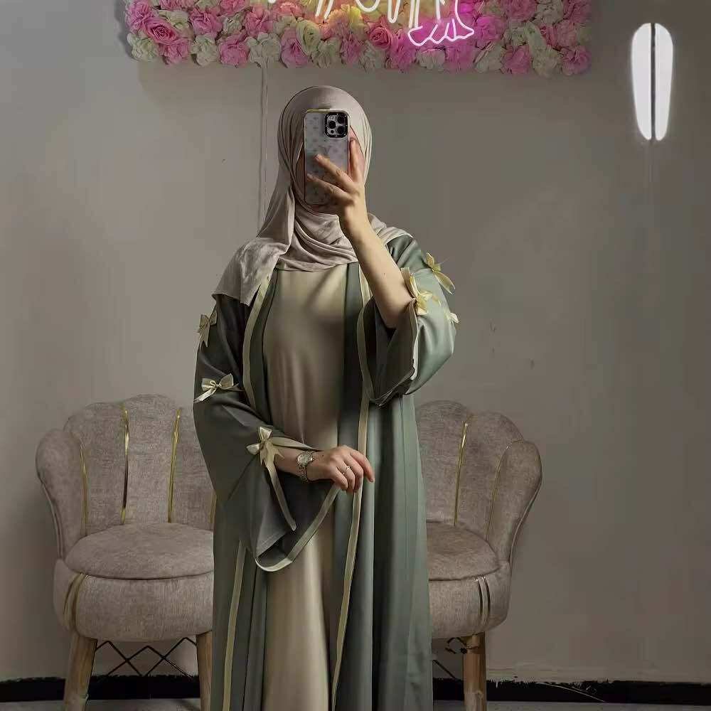 Luna Noeud Open Abaya
