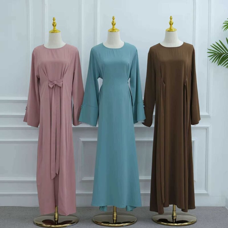 Lace Slit Sleeve Dress - Image 3