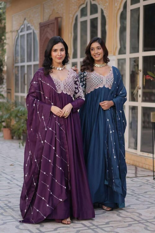 Amaira Royale Silk Anarkali Set
