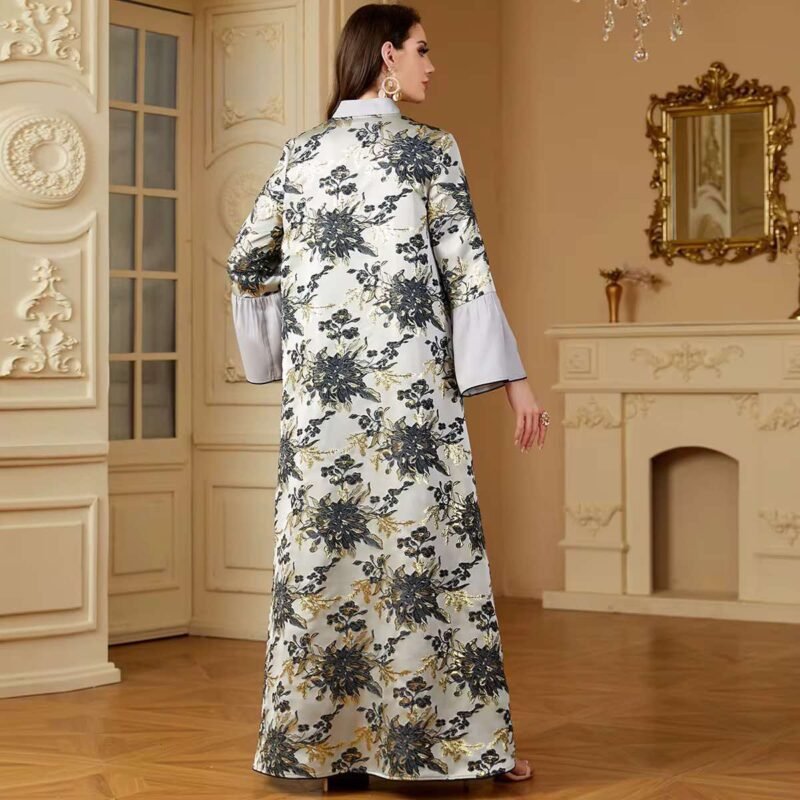 Majestic Flora Caftan Abaya - Image 3