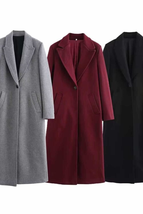 Sophistique Single-Buckle Winter Coat