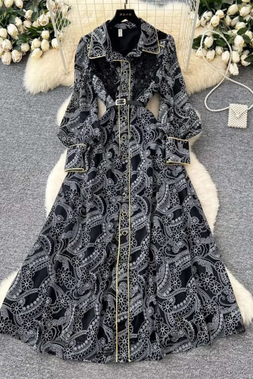 Regalia Pearl Lace Maxi Dress