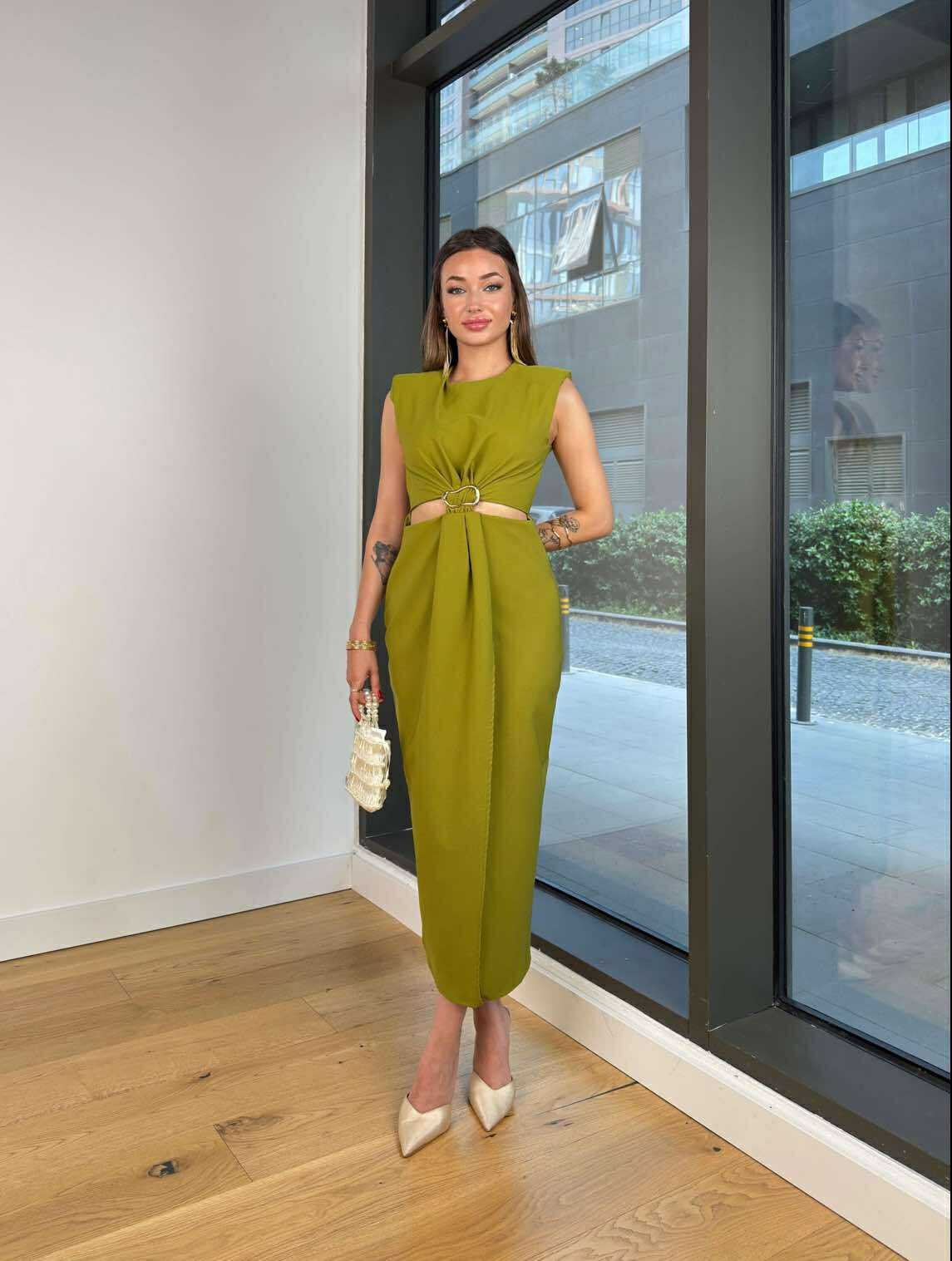 Radiance Cut-Out Midi Dress