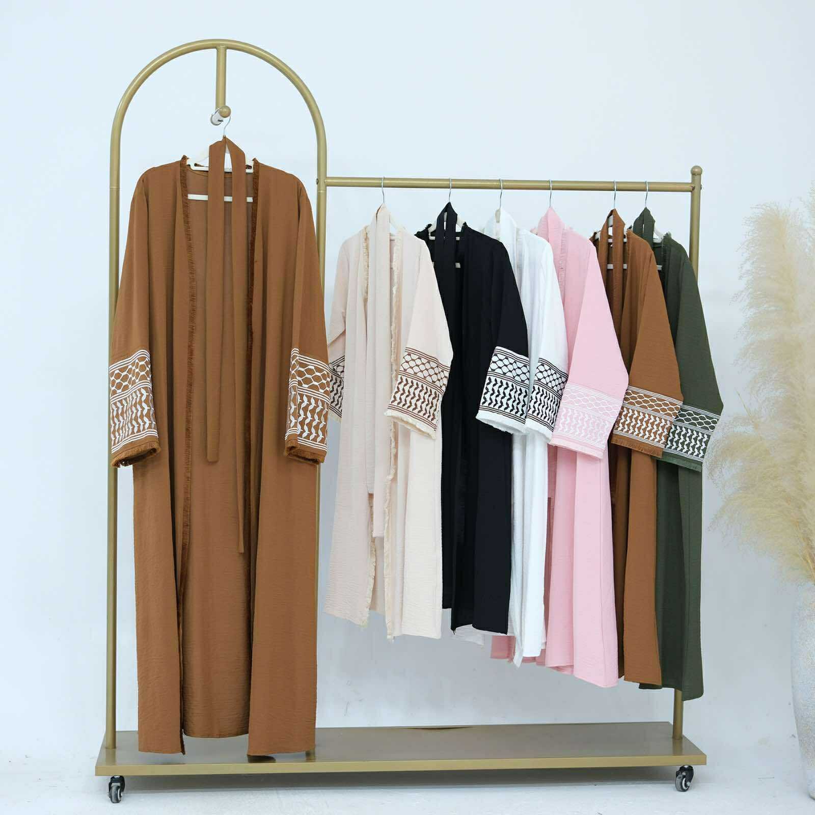 Palestine Tassel Heritage Abaya - Image 8