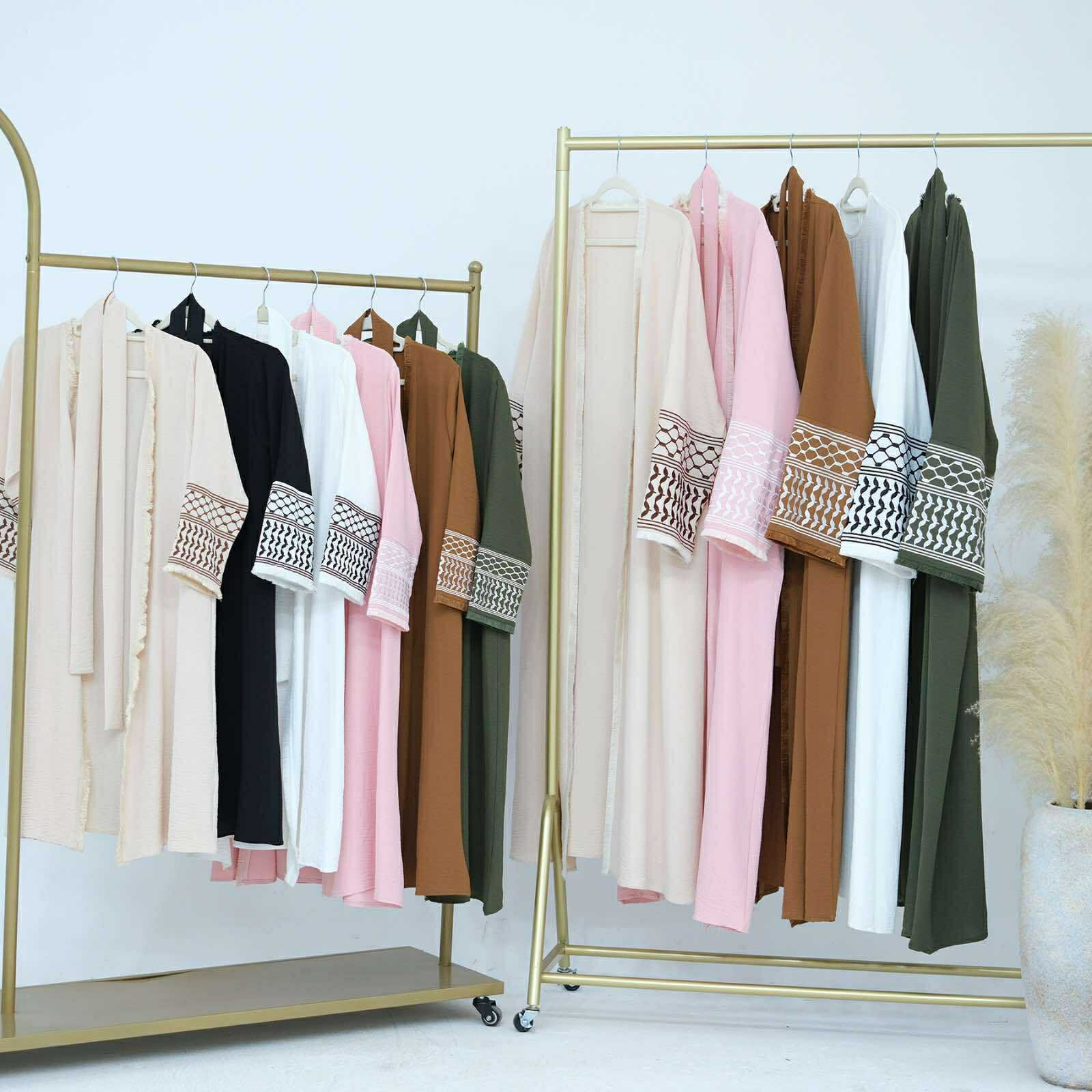 Palestine Tassel Heritage Abaya - Image 5