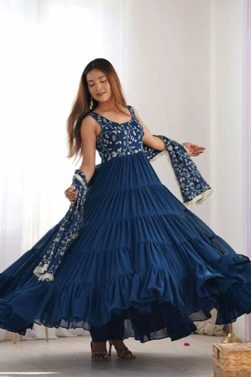 Anarkali Gown with Dupatta