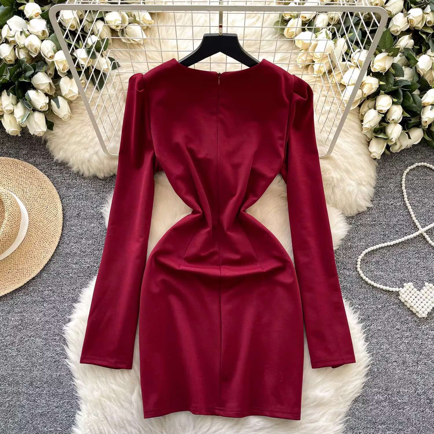 Glam Bow Luxe Bodycon Dress - Image 4
