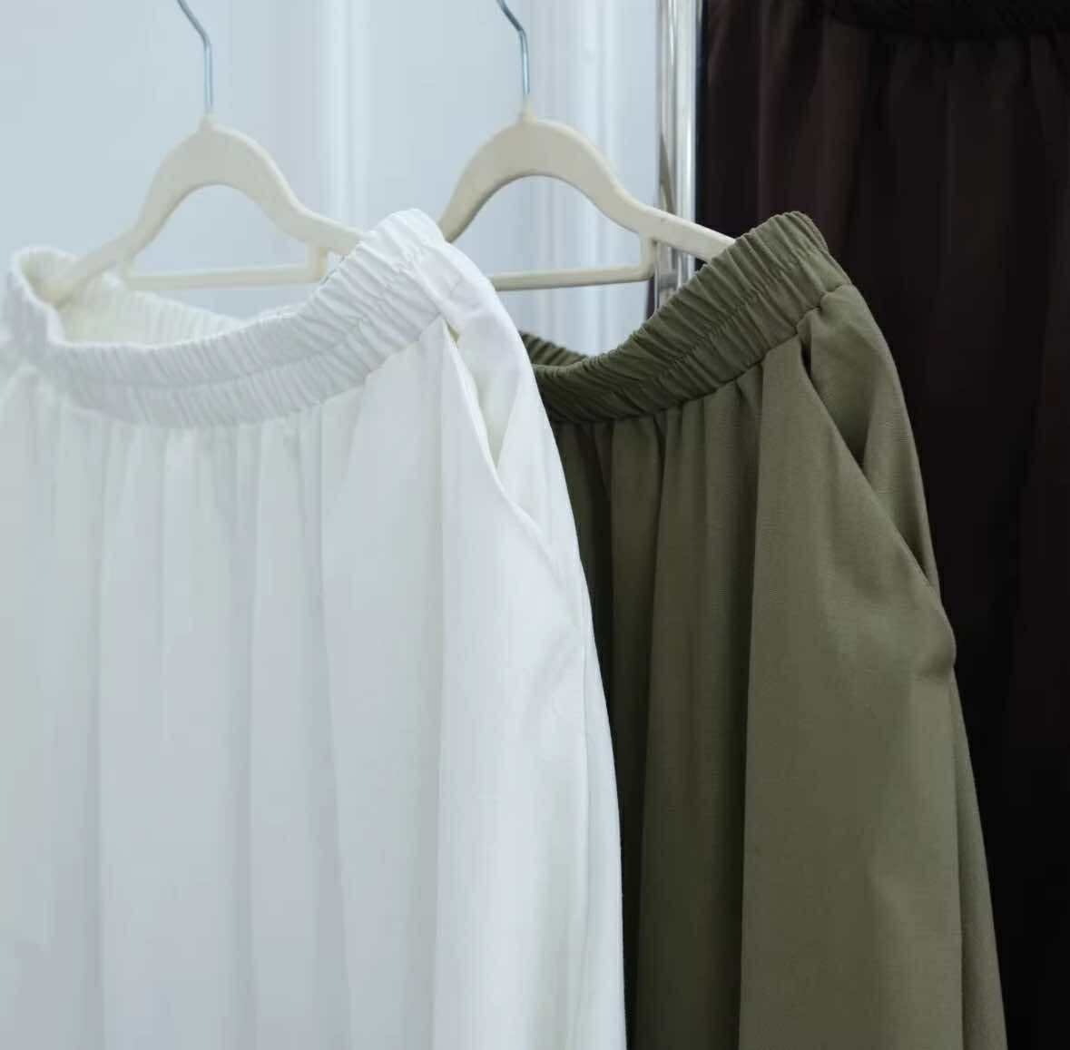 Linen Blend Asymmetrical Top and Skirt Set - Image 7
