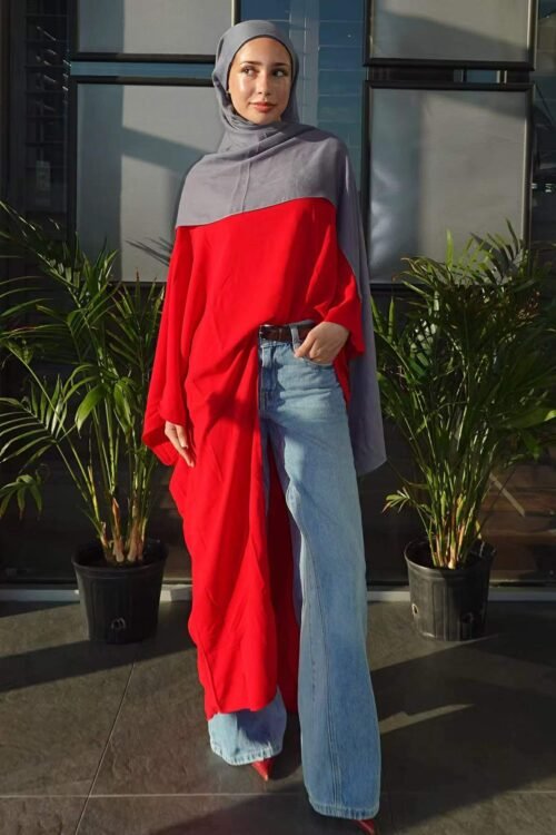 Asymmetry Flow Kaftan Top