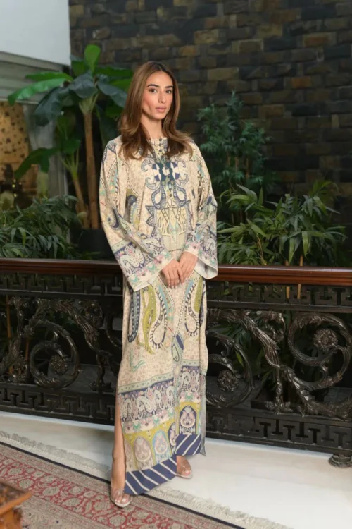 Nooria Luxe Printed Kaftan – IN STOCK