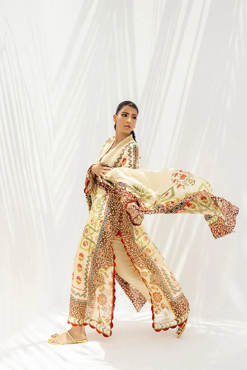 Classic Chevron Suit with Dupatta - IN STOCK - Image 3