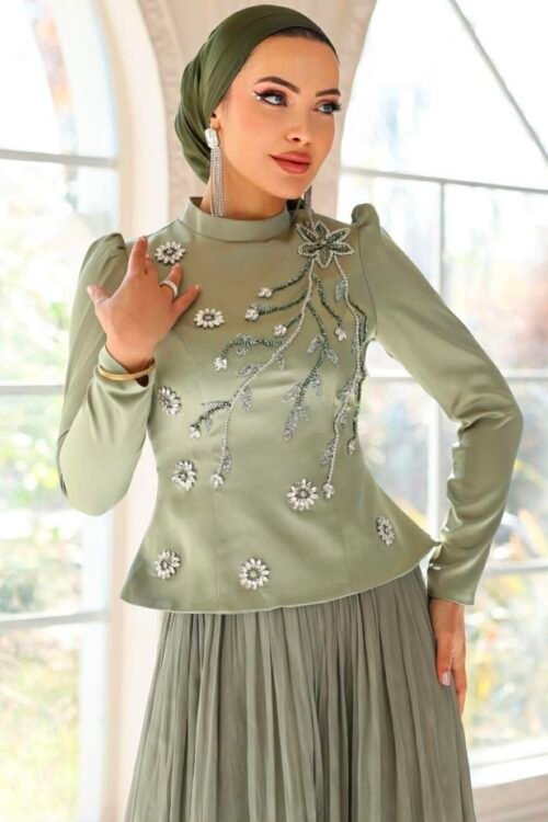 Floral Grace Pleated Dress