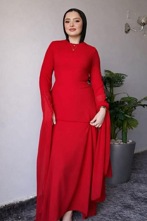 Flow Chiffon Maxi Dress