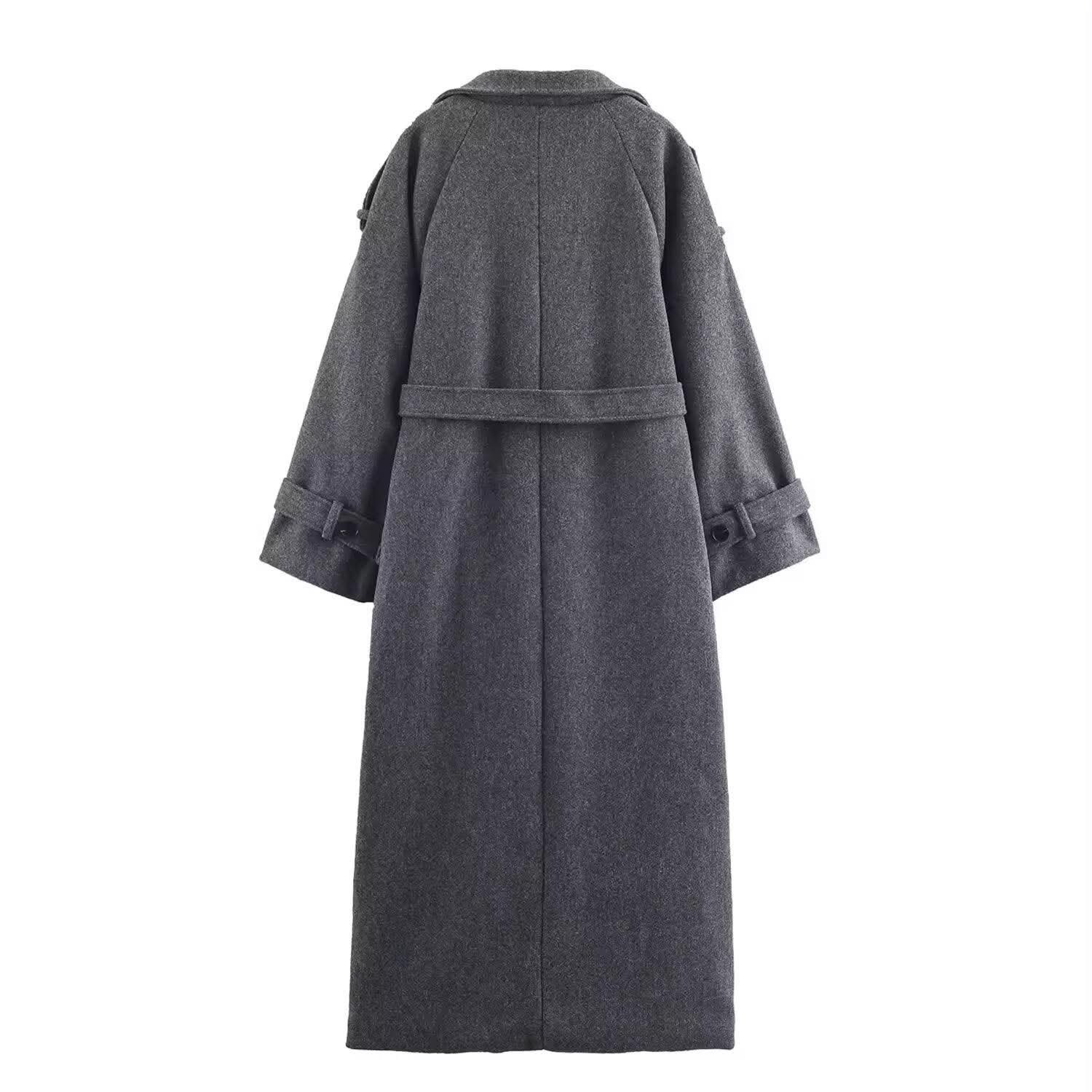 Velora Winter Trench Coat - Image 3