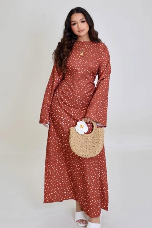 Terra Dot Maxi Dress