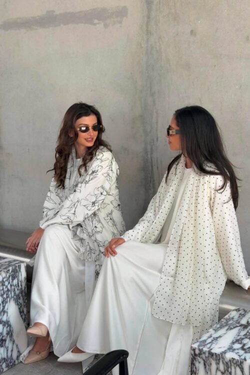 Safa Printed Abaya & Hijab Set