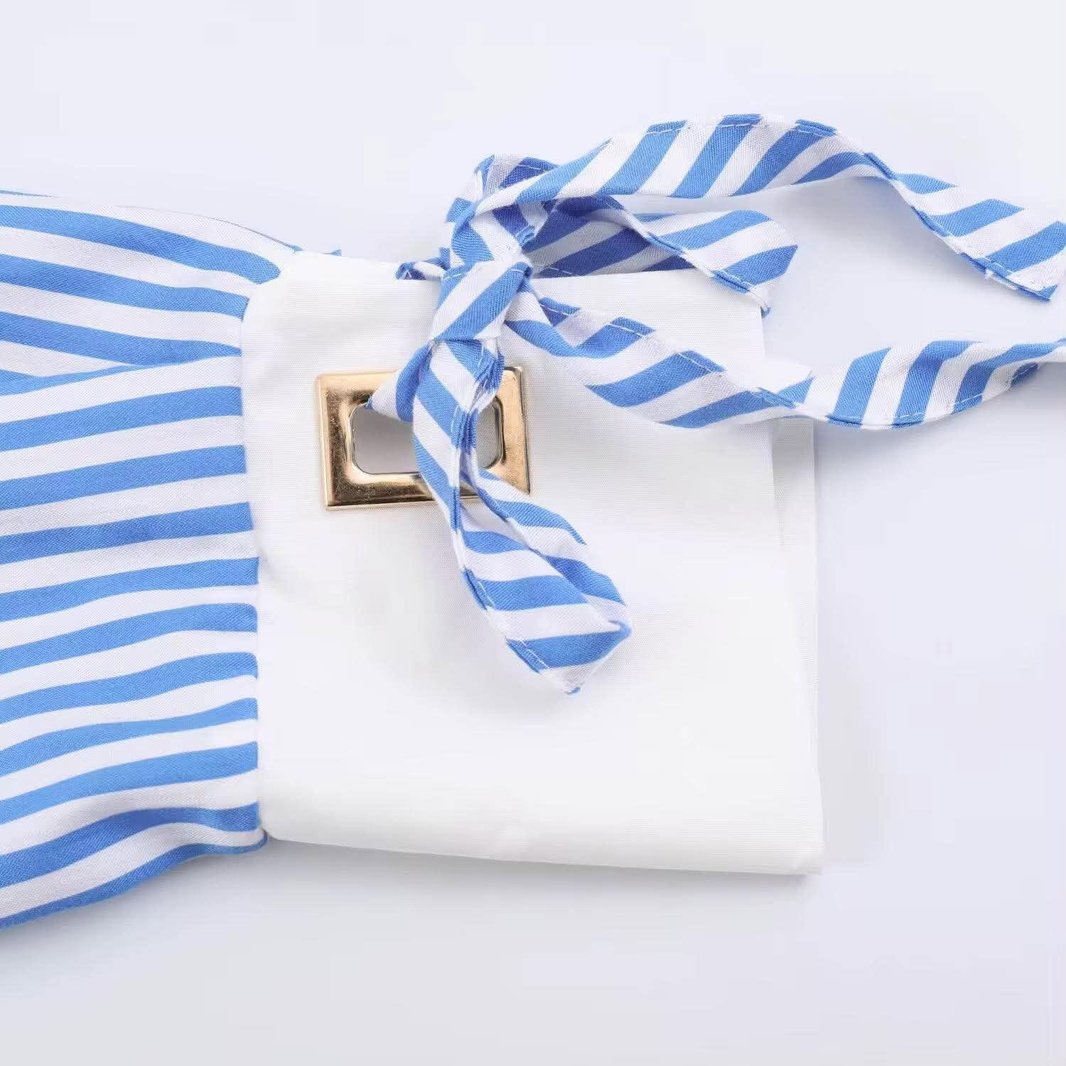 Marina Bow Stripe Shirt - Image 4