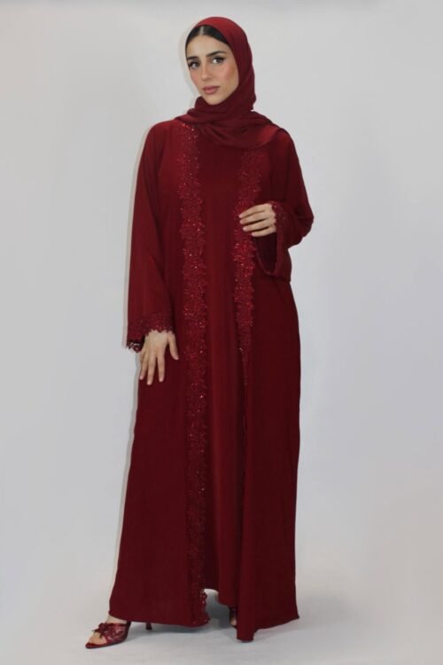 Roselle Luxe 3-Piece Abaya Set