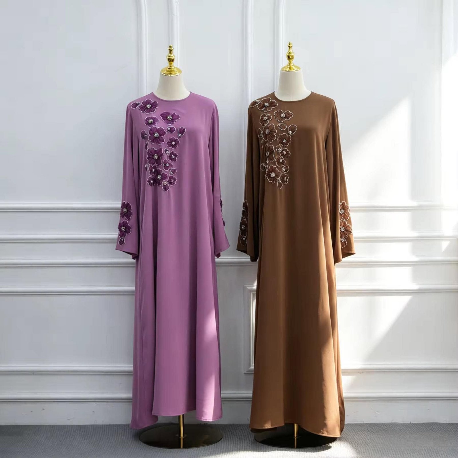 Asteria Floral Embellished Dress - Image 4
