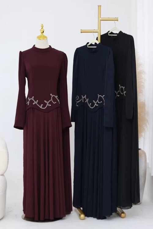Crystal Cape Maxi Dress