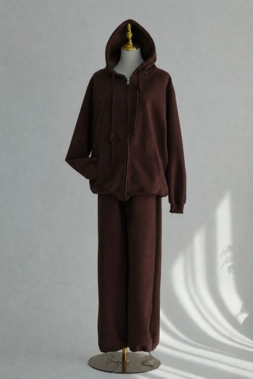 Cozy Zip-Up Hoodie Coord Set
