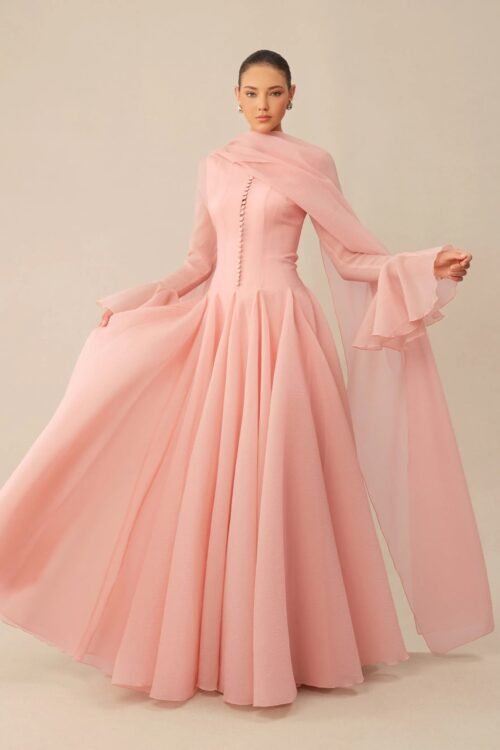 Seraphina Grace Maxi Dress & Cape Set